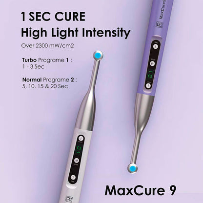 LED Curing lLight Max Cure 9 - מנורת לד להקשייה מיידית אלחוטית