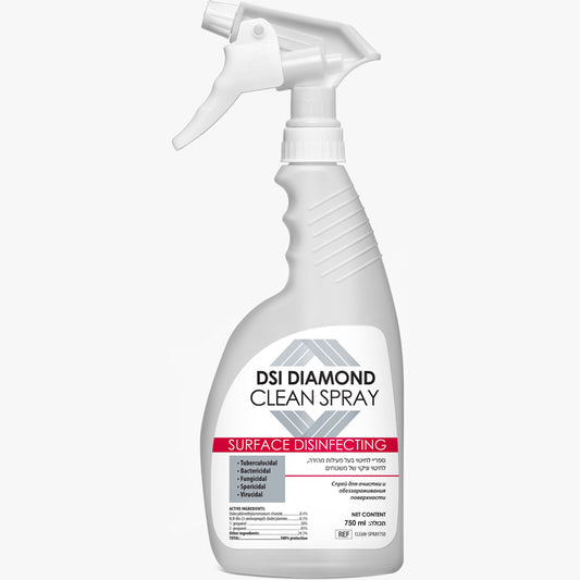 ספריי לניקוי וחיטוי משטחים שפריצר Desinfecting Diamond Spray