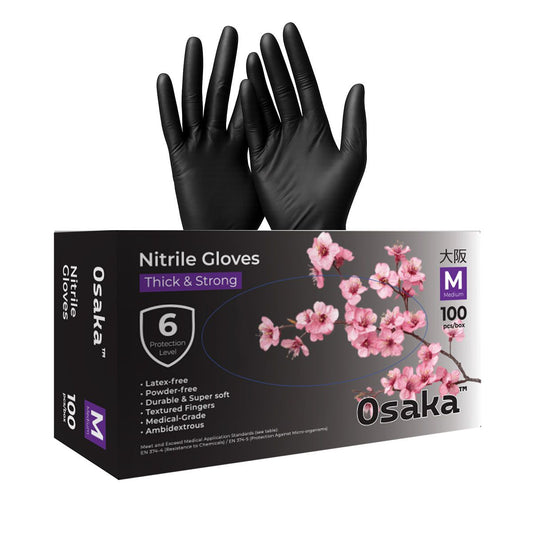 Nitrile Gloves - כפפות ניטריל מקצועיות 3.5 גרם Osaka