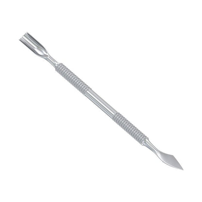 Двусторонний пушер для кутикулы DSI Exclusive – плоский округлый край / заострённый край «клевер»