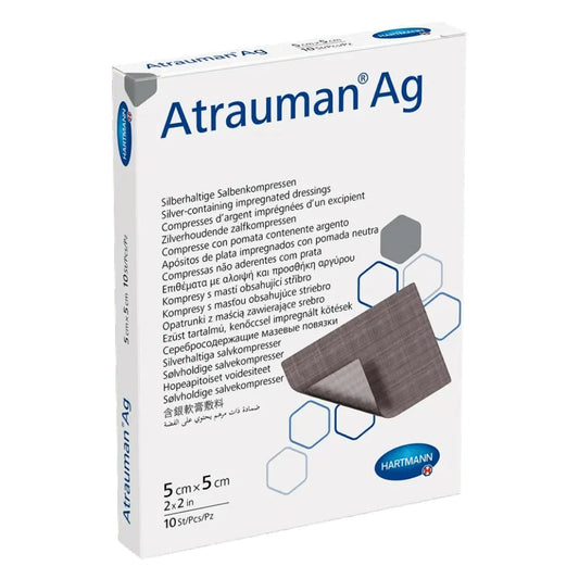 Atrauman Ag Silver-Infused Compress 5×5 cm – компресс-пластырь с добавлением серебра