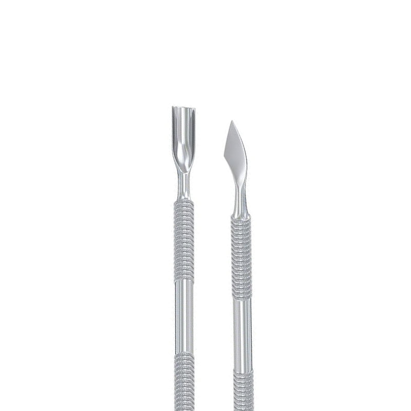 Двусторонний пушер для кутикулы DSI Exclusive – плоский округлый край / заострённый край «клевер»