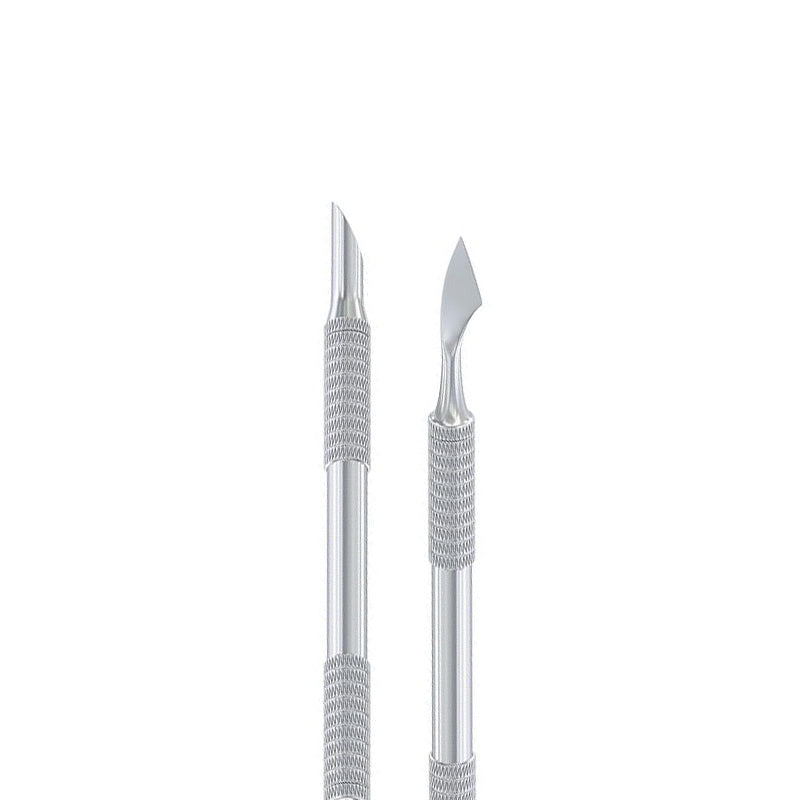 Двусторонний пушер для кутикулы DSI Exclusive – скошенный пушер / заострённый край «клевер»